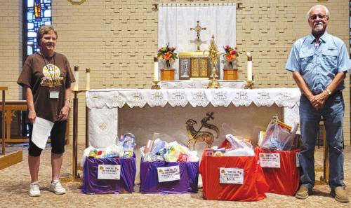 Sacred Heart Makes Donation During VBS