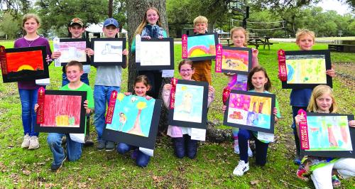 Greater Vision Students Compete in Western Art Competition; Kooper Wins Special Merit Award