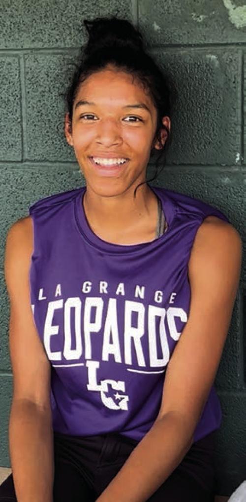 La Grange softball freshman Iylah King