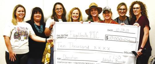 FISD Booster Club Donates to PTC