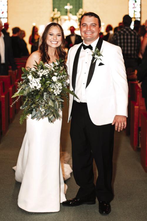 Dwight and Suzanne Mazac of Columbus, are pleased to announce the marriage of their daughter, Haley Rose Mazac, to Reece Anthony Cernoch, son of Richard and the late Rebecca Cernoch, and stepson of Kathy Reierson-Cernoch, of La Grange. The nuptials took place on Jan. 14 at Sacred Heart Catholic Church in La Grange. A celebratory reception followed at the Historic Casino Hall. Photo by Lasting Details by Lauren