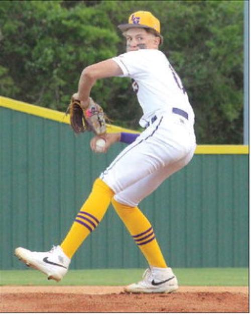 La Grange’s Tristan Ulrich hurled a complete game two-hitter Tuesday. Photos by Jeff Wick
