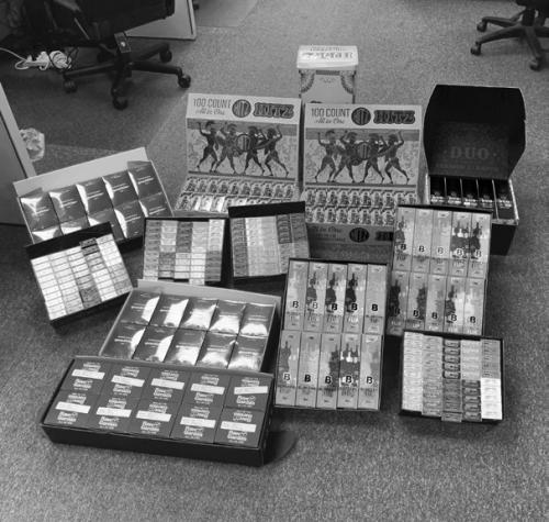 Fayette County Deputy Jose Mosqueda seized hundreds of assorted THC vape pens during a traffic stop on Hwy. 71 near Boening Road on May 27.