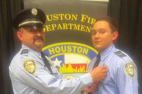 Cabrera Graduates From Houston Fire Academy