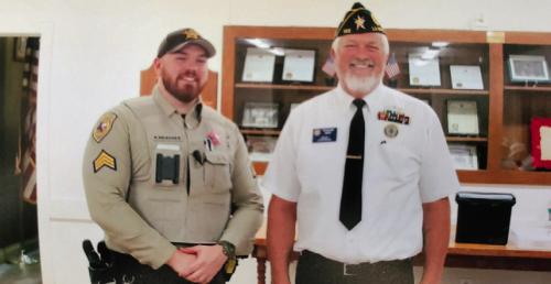 Sgt. Meagher Speaks to American Legion Post