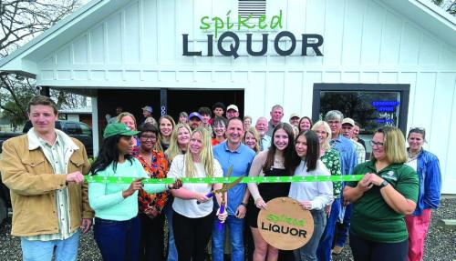 Spiked Liquor Holds Ribbon Cutting