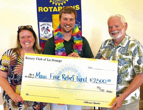 La Grange Aids Maui Disaster Recovery