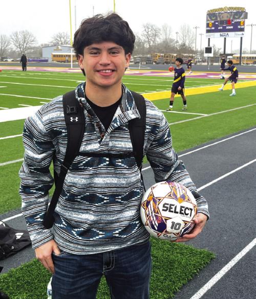 La Grange High School soccer star Jeffrey Cabrera. Photo by Jeff Wick