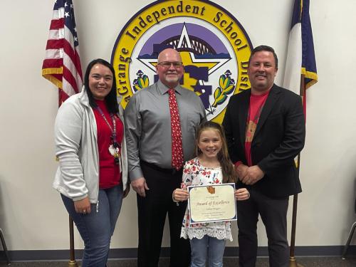 LGISD Christmas Card Art Contest Winners Recognized