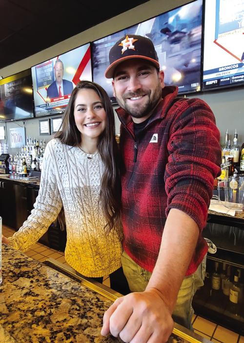 John Daniel Tohill and his wife Amanda, owners of Jay Dee’z Sports Grill in La Grange.