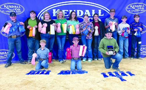 Pictured front from left: Rowdy Guenther, Joe Carrales, and Hudson Holub; back row: Abraham McBride, Rilan Karisch, Rheagan Karisch, Hailey Janish, Tatum Fritsch, Kaisley Janecka, Adalyn Carrales, Holden Holub, Crockett Guenther, and Tate Fritsch.