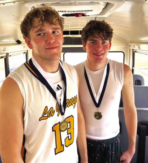 La Grange all-tourney selections Conner Brooks, left, and Cole Collier, right.