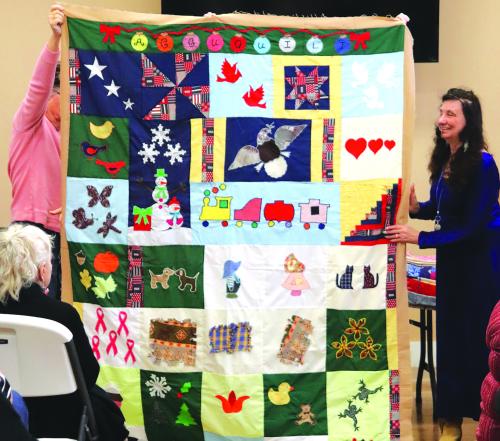 Inspirational Speaker at Quilt Guild