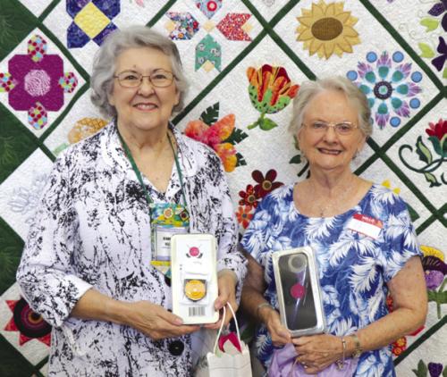 Pictured left to right: JoAnne Hill and Pat Scherer.