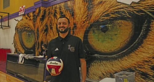 New La Grange Volleyball coach Ryan O’Neal. Photo by Jeff Wick