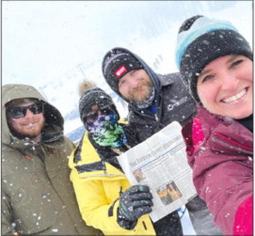 Record Takes Ski Trip to Monarch Mountain