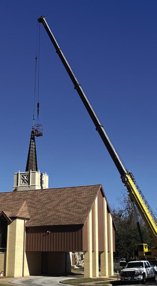 Steeple, Cross Returned Atop St. Paul’s
