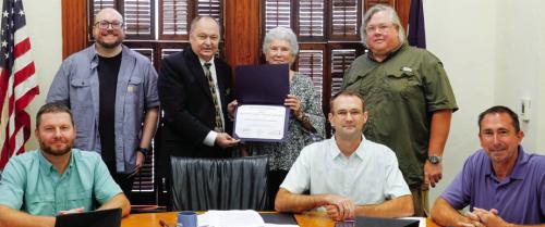 Historical Commission Gets Service Award