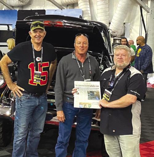 Pictured at the event, from left to right, Michael Ahart, Mike Massingill, and Sam Wilson.