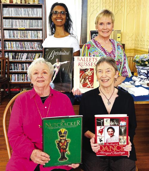 Front from left: Joanie Havlick, Pat Cox; back: Keelia Barker, Libby Lovejoy. Photo by Chloe Ritch