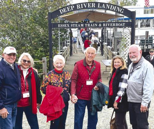 Pictured from left: Wayne and Grace Fruge, Barbara and Chick Hohensee, Jane and Ernest Frugé.