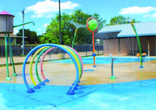 La Grange Recreation Director Curtis Bradbury said the city splashpad on Pearl St. is expected to open around Memorial Day later this month. Photo by Meadow Taylor-Marklin