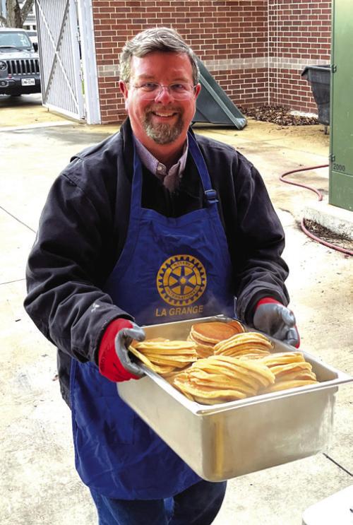 Rotary Club Holds Pancake Supper