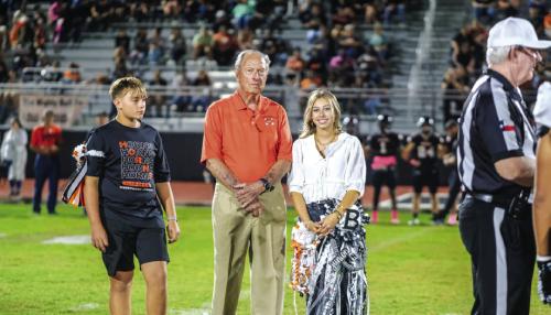 Bucek Honorary Captain for Horns