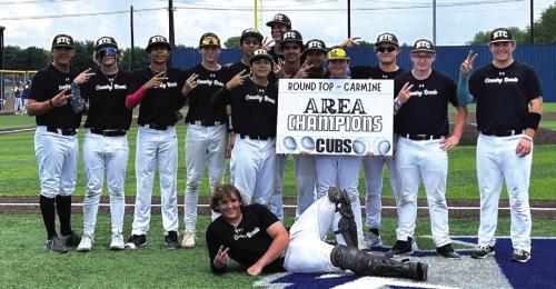 The RTC baseball team poses after beating Medina in the 1A area round last week.