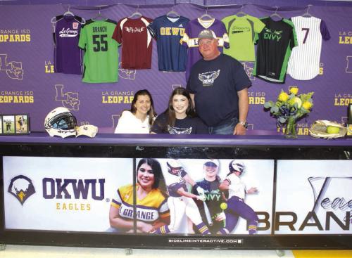 Branch to Play Softball for Oklahoma Wesleyan