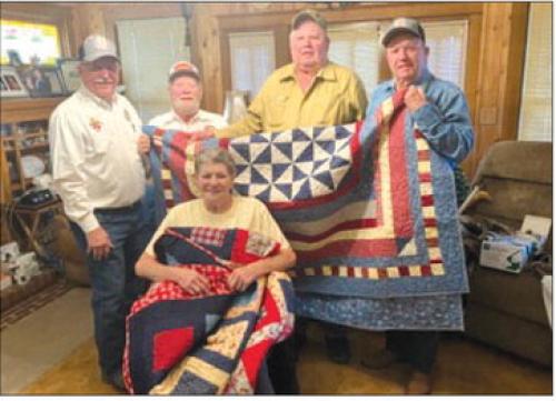 Quilts of Valor Presented to The Kutacs