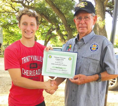 David Krupala Awarded VVA Scholarship