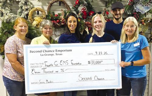 Second Chance Donates to EMS Foundation