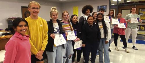 New La Grange Leo Club Members Honored