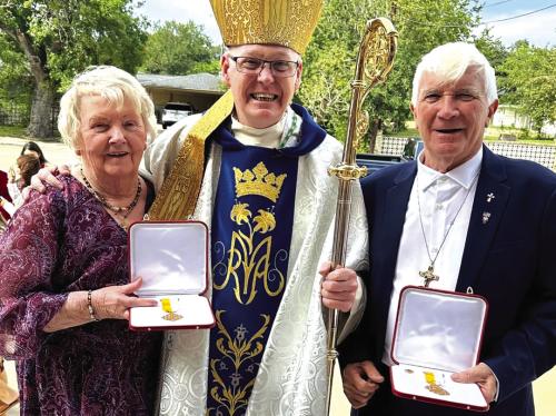 McCourts Presented With Award from Pope