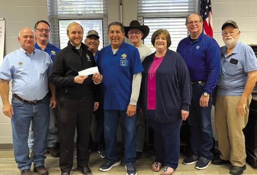Sacred Heart Receives Donation From KCs