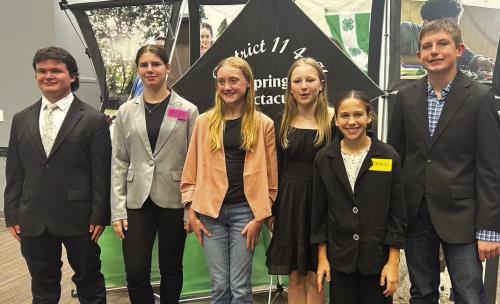 CDM Group: Logan Poncik, Makenna Emmel, McKenna Zarosky, Langley Murphy, Emery Fricke, and Kaden Raabe.