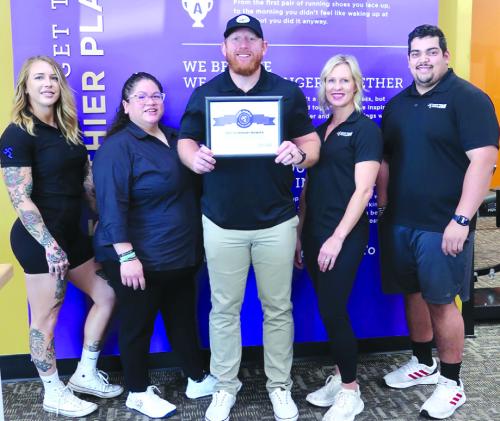 Anytime Fitness in Schulenburg Receives Club Purple Award for Second Consecutive Year