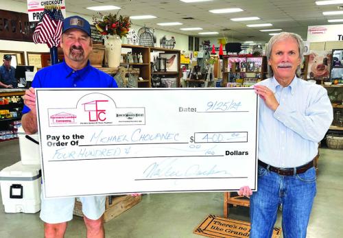Chovanec Collects $400 Jackpot 