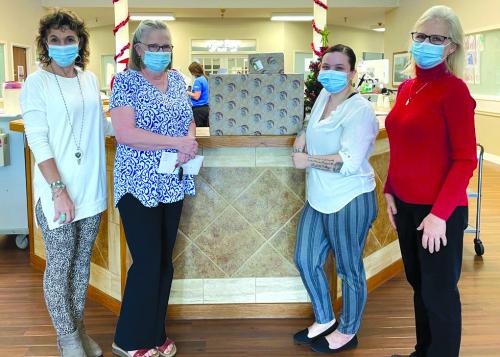 Hostyn CDA Makes Donation to Nursing Home