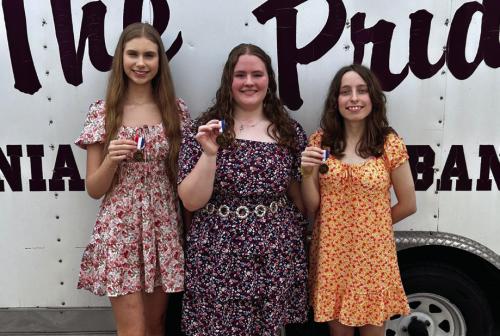 Flatonia’s Flute Trio earned a superior rating at the UIL State Solo and Ensemble contest. The trio is comprised of (from left) Rylie Noska, Kalyn McDougal, and Emily Haynes.