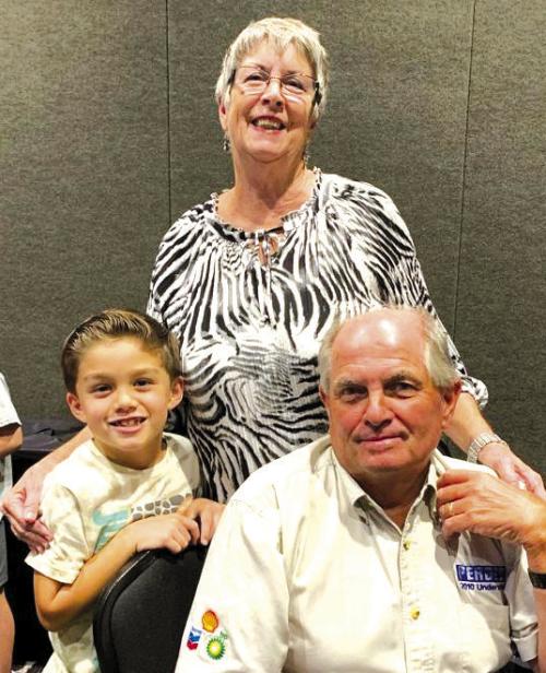 Chlumskys Celebrate  Grandsons Birthday