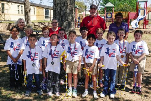 The second grade class at Sacred Heart Catholic School competed in the Jump-a-thon contest sponsored by Fayette County Helpers last Thursday, March 19. All of the students got a jump rope to take home.