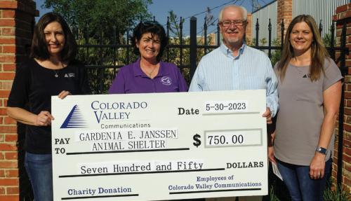 CVC Employeed Donate to Animal Shelter