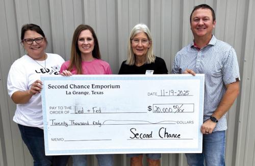 Second Chance Donates to Led + Fed