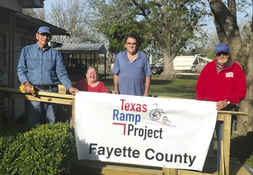 Ramp Project Builds in Schulenburg