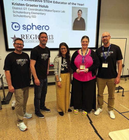 Schulenburg Teacher Wins STEM Award