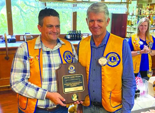 Michael Ahart Recognized By La Grange Noon Lions