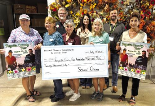 Second Chance Donates to Fayette County Fair