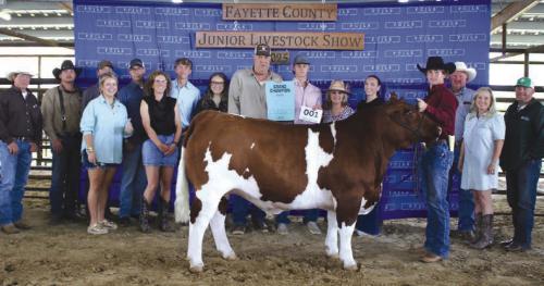 2025 Fayette Co. Junior Livestock Show Grand Champions